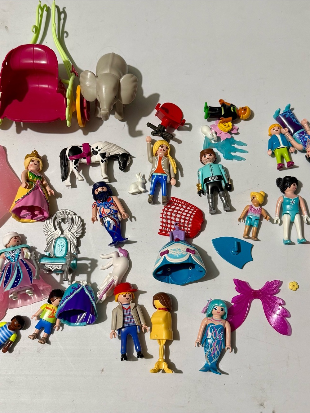 Playmobil Fantasy Princess Mermaid Fairy Lot – 16 Figures, Animals & Accessories